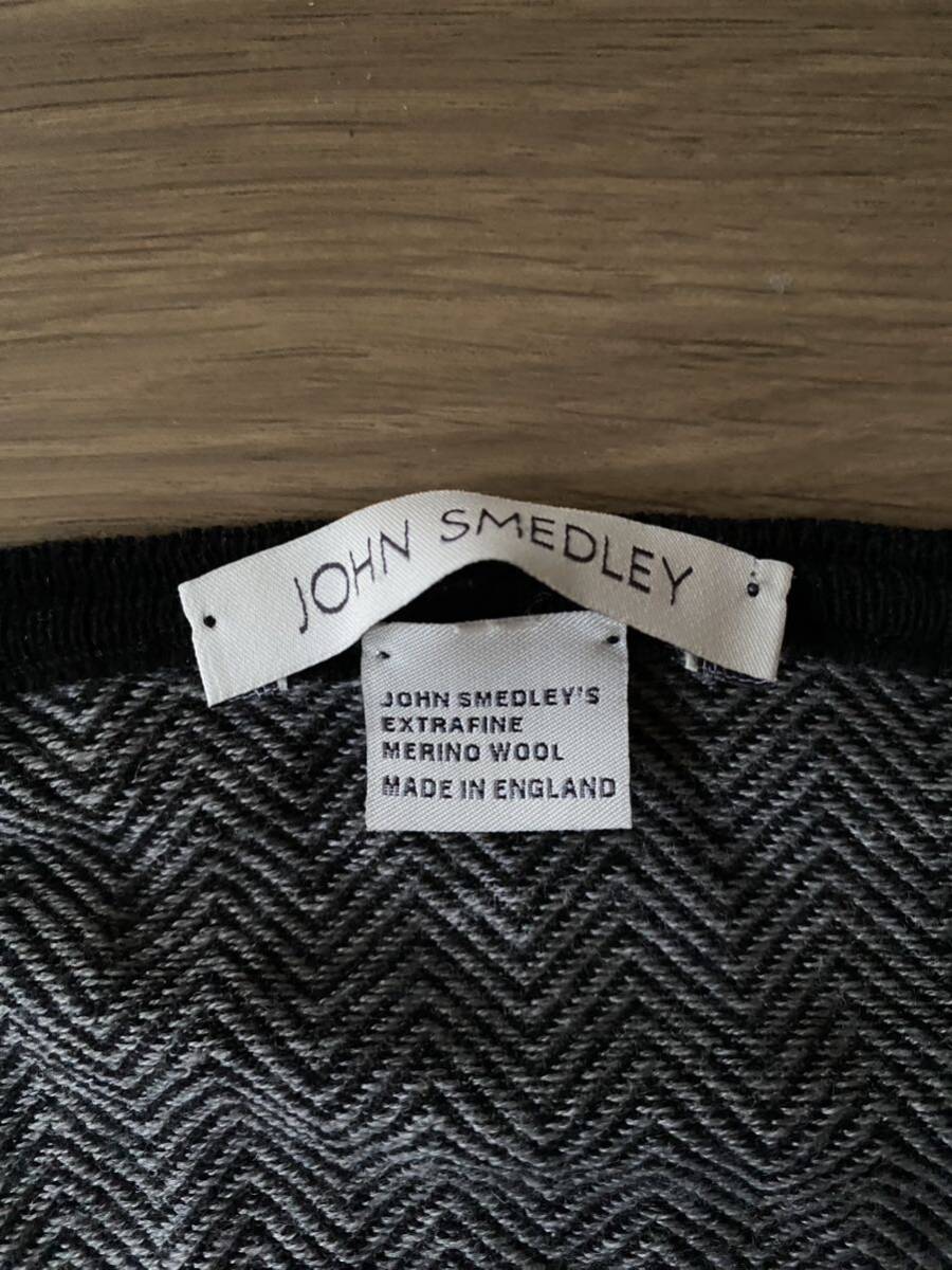 ジョンスメドレー　John Smedley メリノウール　Vネックセーター　Mサイズ_画像4