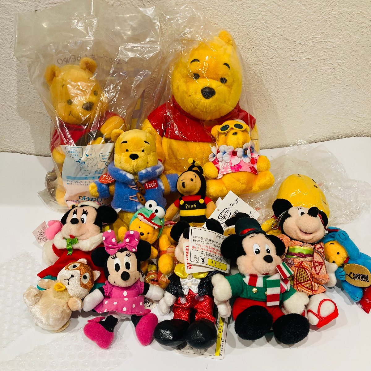 【77】1円～ ディズニー Disney ミッキー ミニー くまのプーさん ぷーさん グッズ まとめ ぬいぐるみの画像1