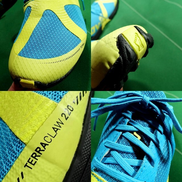 ^INOV8inoveitotore Ran shoes TERRACLAW 220 MEN\'S blue / yellow 27.5cm beautiful goods!!!^