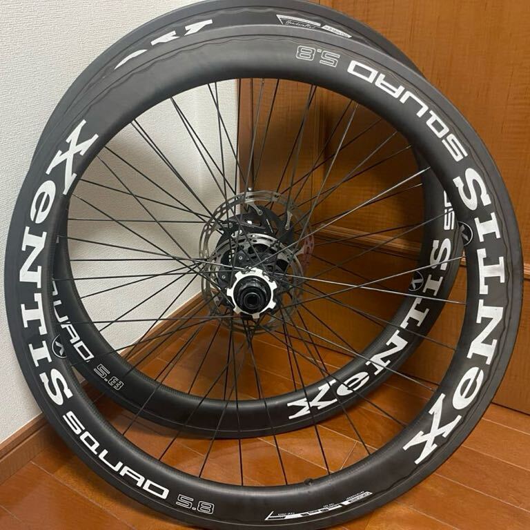 ラスト出品【定価31万】ゼンティス xentis squad 5.8 sl disc ホイール シマノフリー