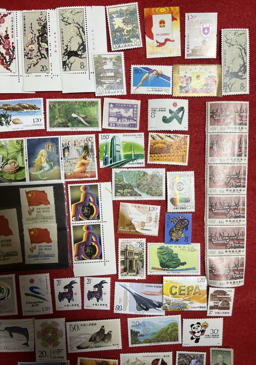 希少未使用アンティーク　外国切手　昔切手110枚　価値がある切手現状品のみ_画像7