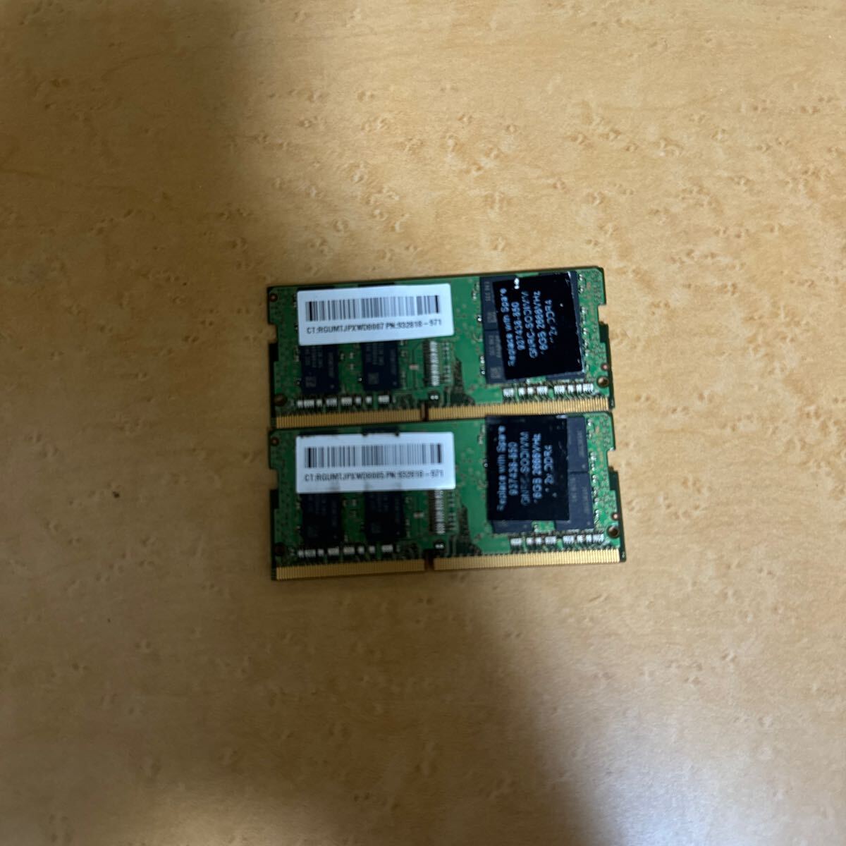 SAMAUNG 16GB 2RX8 PC4 2666V SE1-11（ノートパソコン用）の画像2