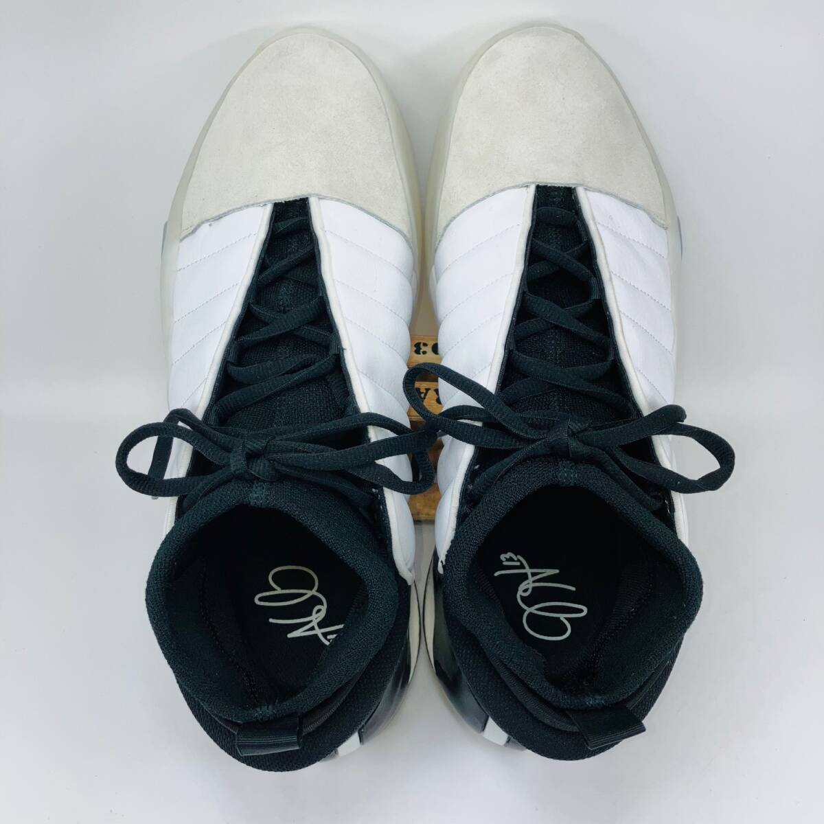 【Bランク】【美品】【除菌済】Adidas Harden Vol.7 Footwear White/Core Black（HQ3425）　31　US 13_画像2