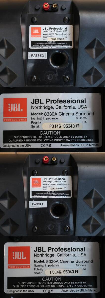 シネマサラウンド！JBL 8330A 3ウェイスピーカーシステム ②_画像3