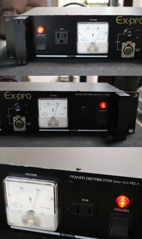 安定化電源！EX-pro PD-1 パワーディストリビューター 100V/117V 同時供給可_画像4