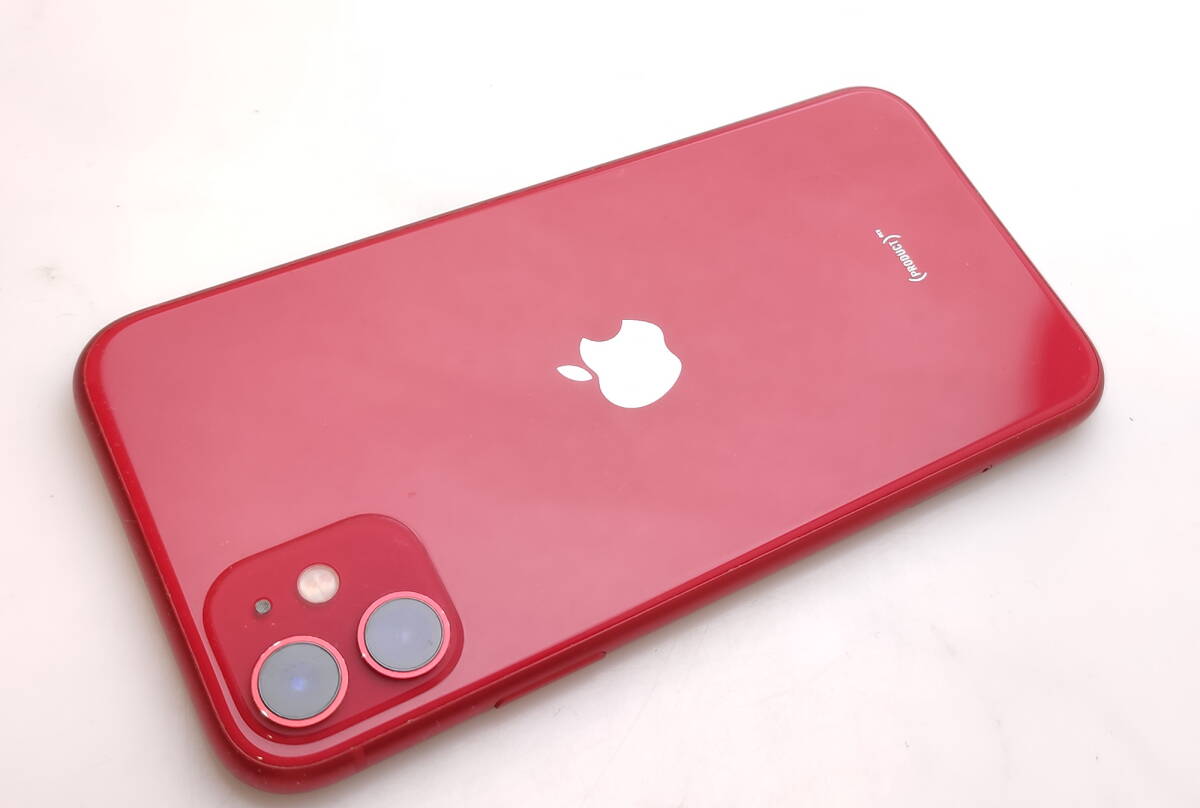 7548円 訳あり iPhone11 64GB レッド SIMロック解除済み ◯判定 7548円 訳あり iPhone11 64GB レッド SIMロック解除済み ◯判定