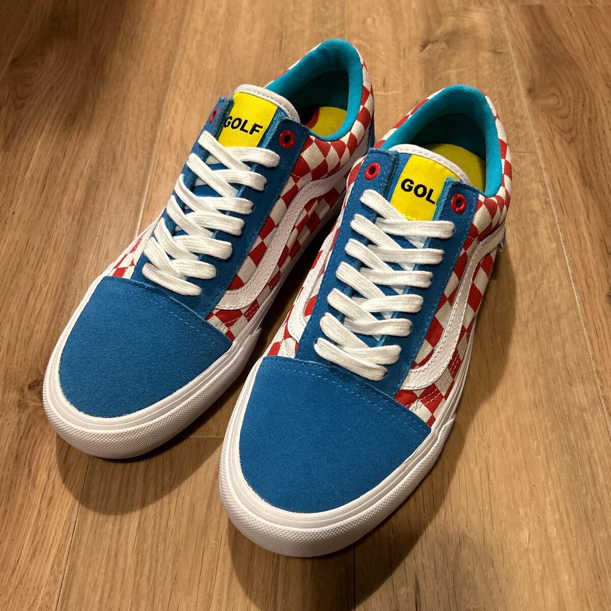 VANS Old SKOOL Pro GOLF WANG Blue Red White 27㎝ US9 新品未使用 Supreme購入品 Tyler The Creator Collectionバンズodd future_画像8