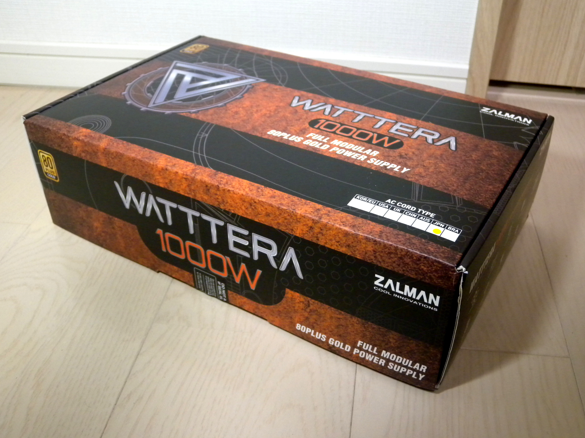 ZALMAN WATTTERA 1000W ATX電源 フルモジュラー 80PLUS GOLDの画像9