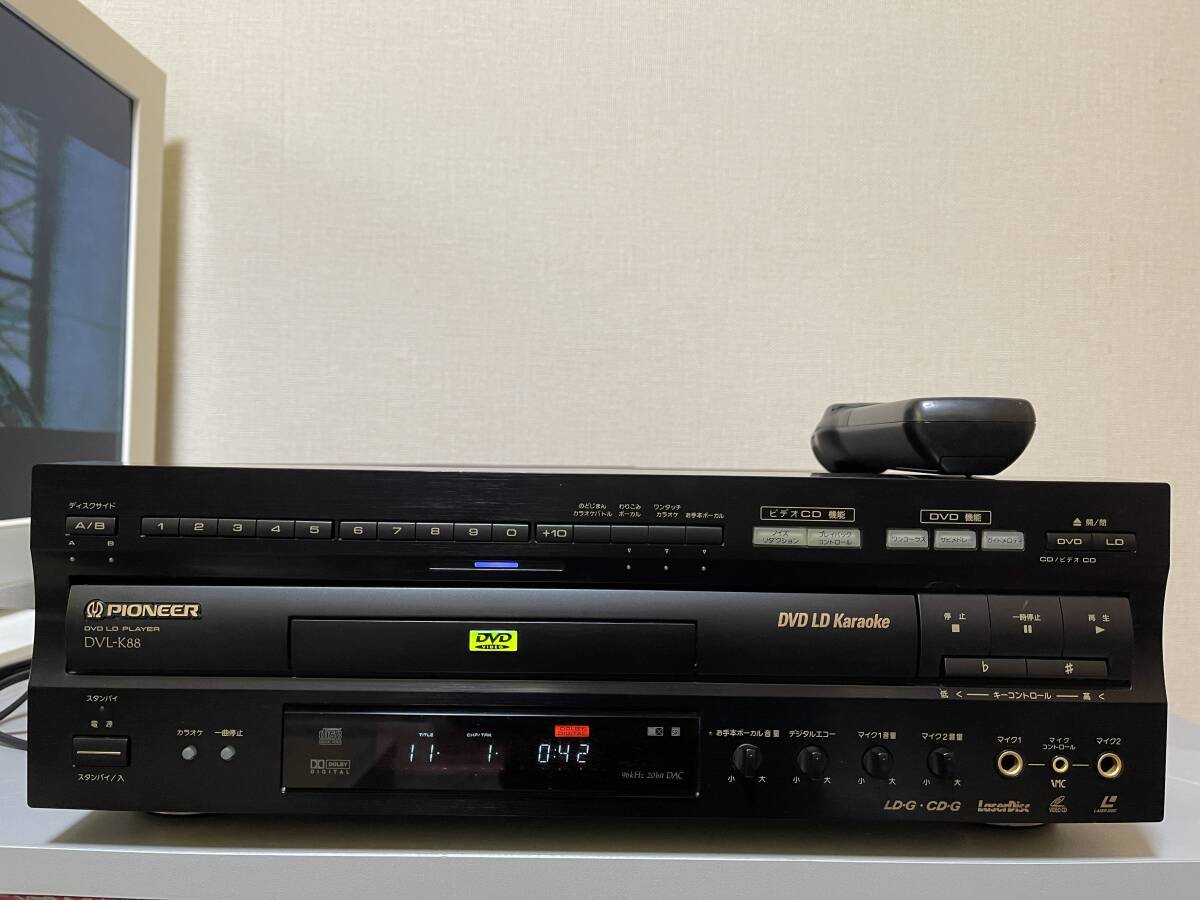 メンテナンス済み!パイオニア DVL-K88 リモコン付き! メンテナンス済み!パイオニア DVL-K88 リモコン付き!