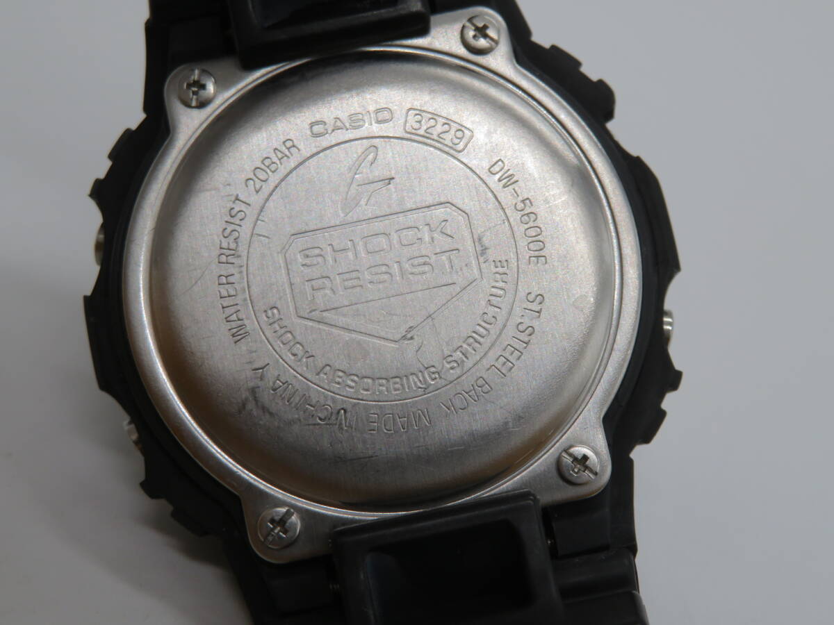 CASIO(カシオ）G-SHOCK　DW-5600E　腕時計　中古品　T3ー1A　_画像3