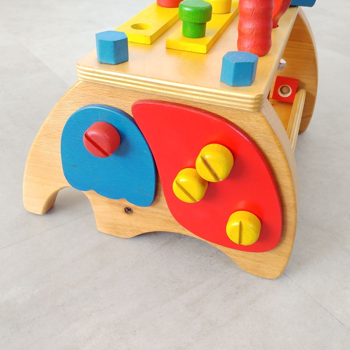 【☆1円スタート☆】Functional Tool Set ファンクショナル ツール セット 知育玩具 おもちゃ 木製 工具 幼児玩具 20116 SA3042の画像4