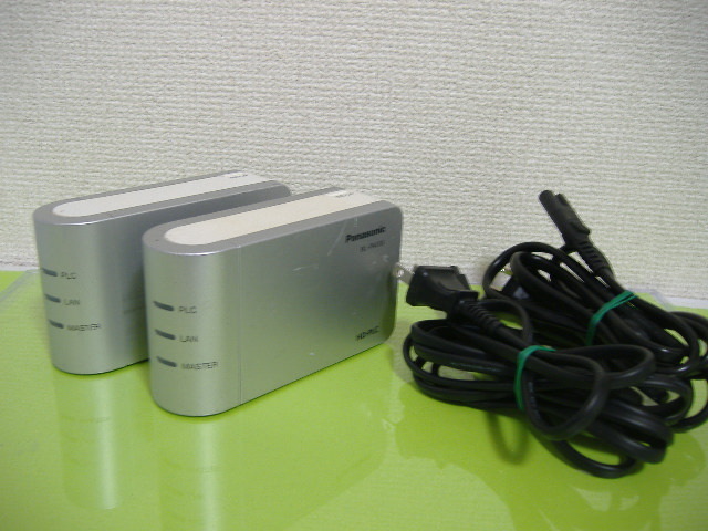 【Panasonic HD-PLC BL-PA100 2台 通信確認 】の画像1