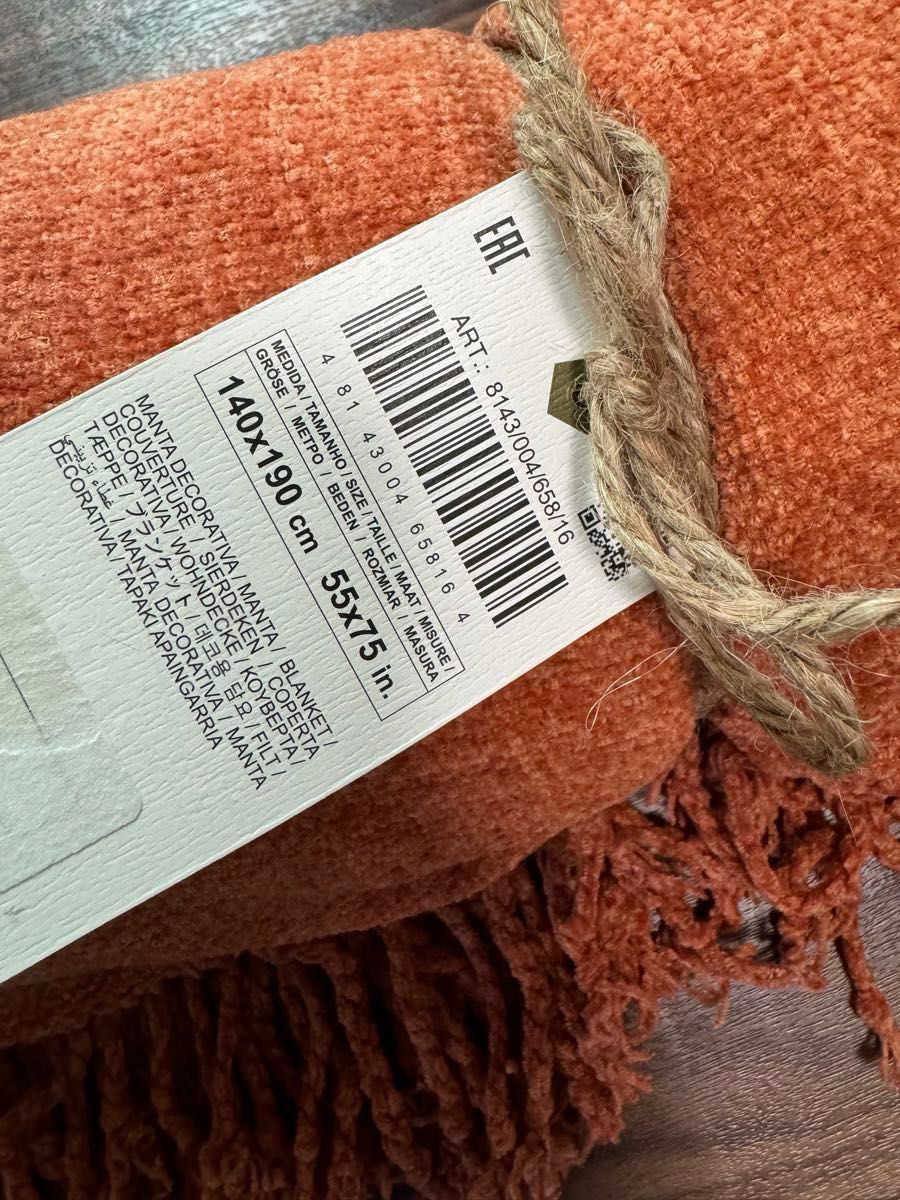未使用 ZARA HOME ブランケット マルチカバー 140×190センチ 未使用 ZARA HOME ブランケット マルチカバー 140×190センチ