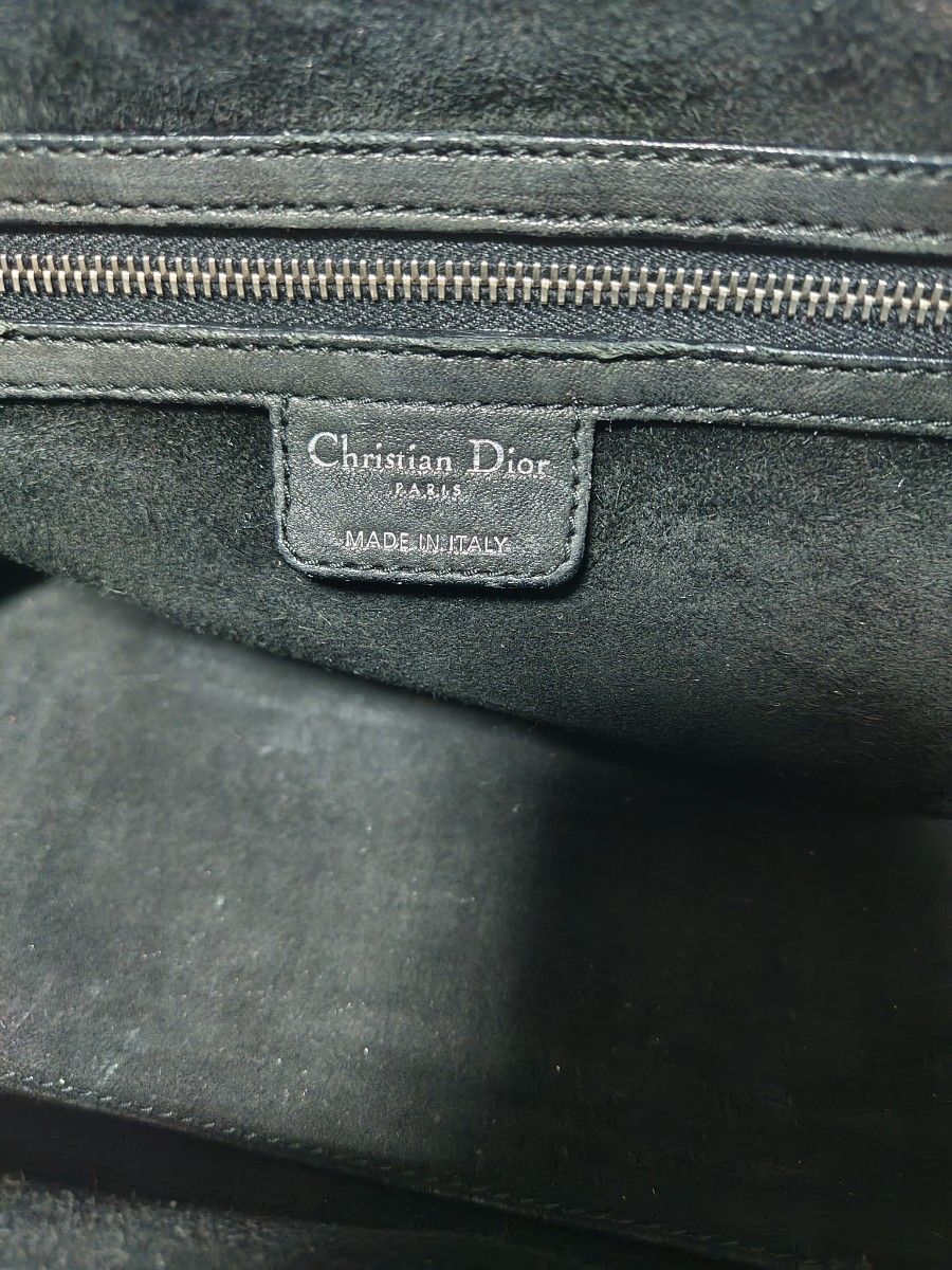 Christian Dior  がま口  レザー  ハンドバッグ  ヴィンテージ