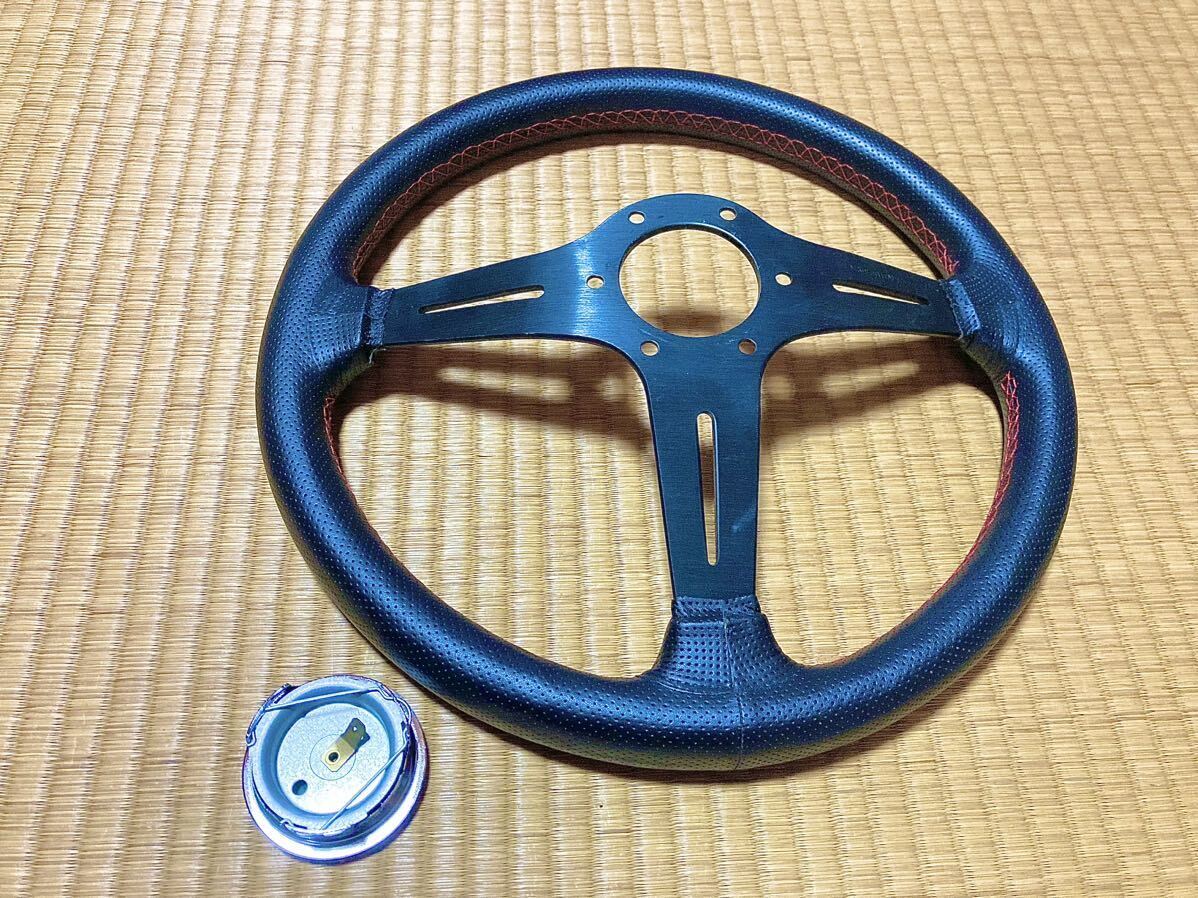 【格安出品！】NARDI ナルディ ステアリング 350mm ディープ 旧車 チューニングカー アルト ヴィヴィオ サンバー AE86 ZC33 HA36S等に！_画像2