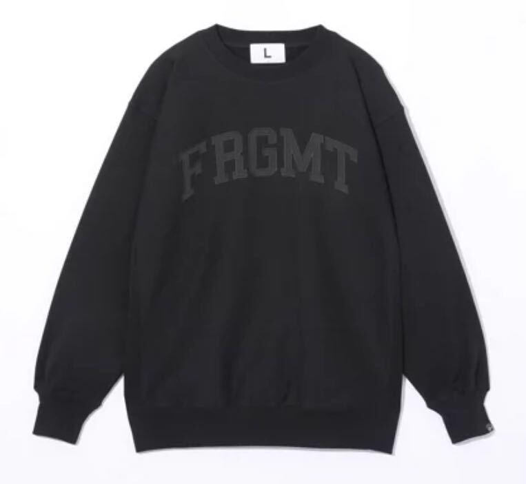 黒S FRAGMENT UNIVERSITY crewneck クルーネック フラグメント_画像1