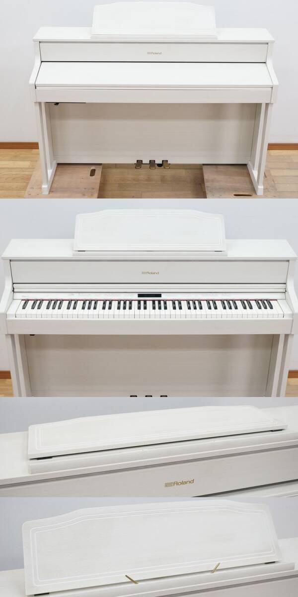 東ハ:【ローランド】電子ピアノ HP605-GP HP605GP-MW ミルキーホワイト 88鍵盤 高低自在椅子付 デジタルピアノ Roland×島村楽器_画像3