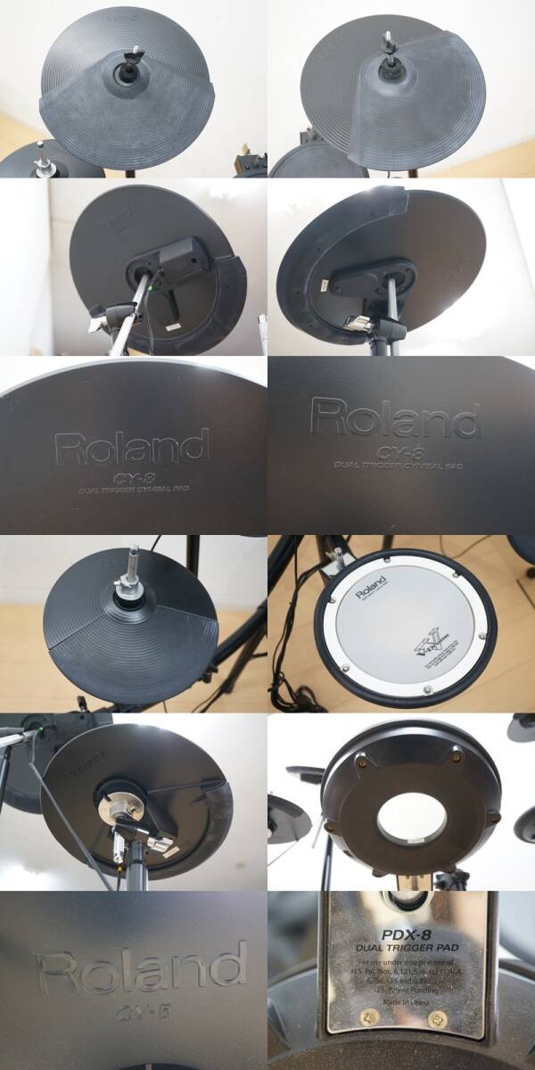 東ハ:【Roland/ローランド】電子ドラム V-Drums V-Compact TD-11K Vドラム スタンドセット ドラムスローン付 ★送料無料★の画像4