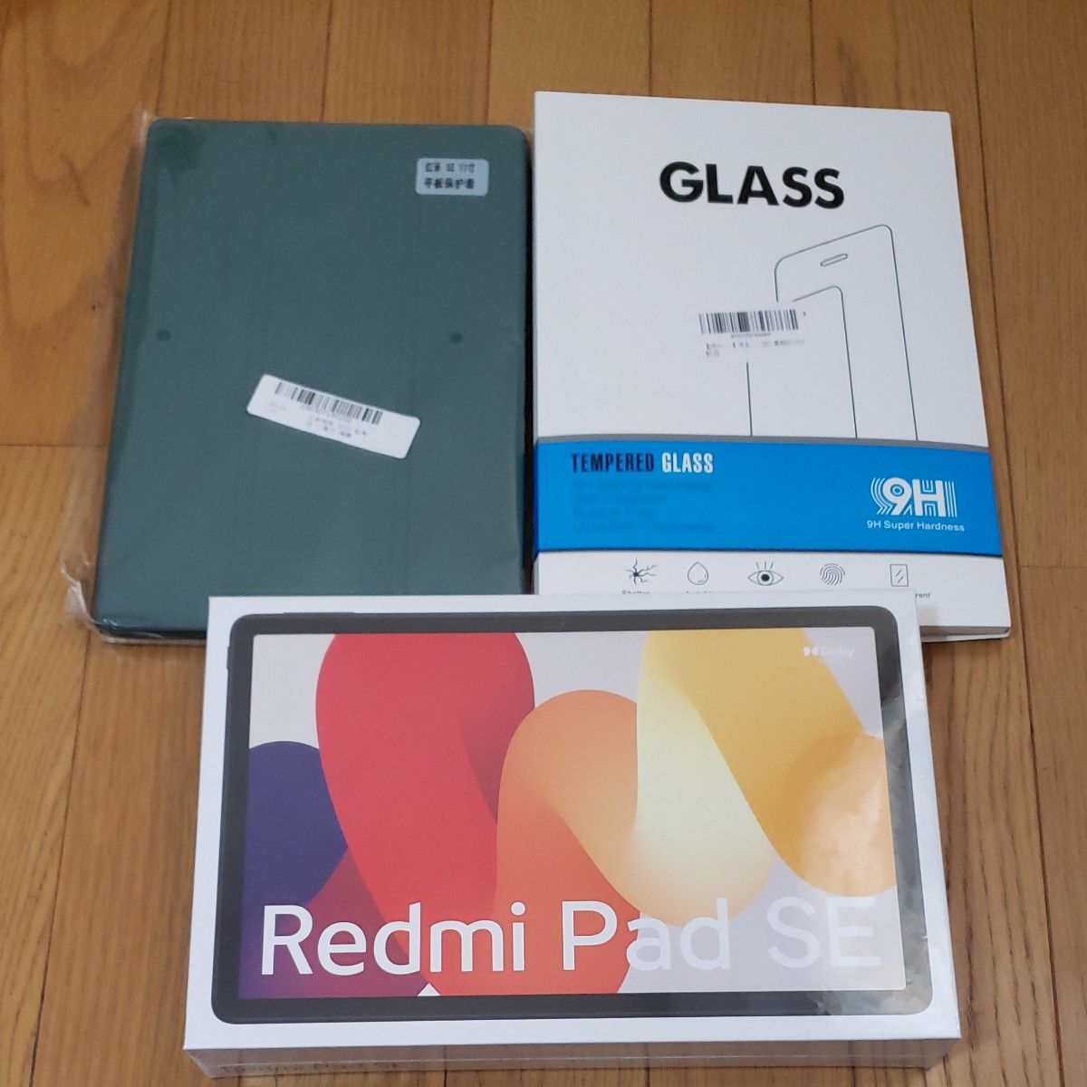 Xiaomi Redmi Pad SE ミントグリーン 4GB+128GB ケース+ガラスフィルムセット