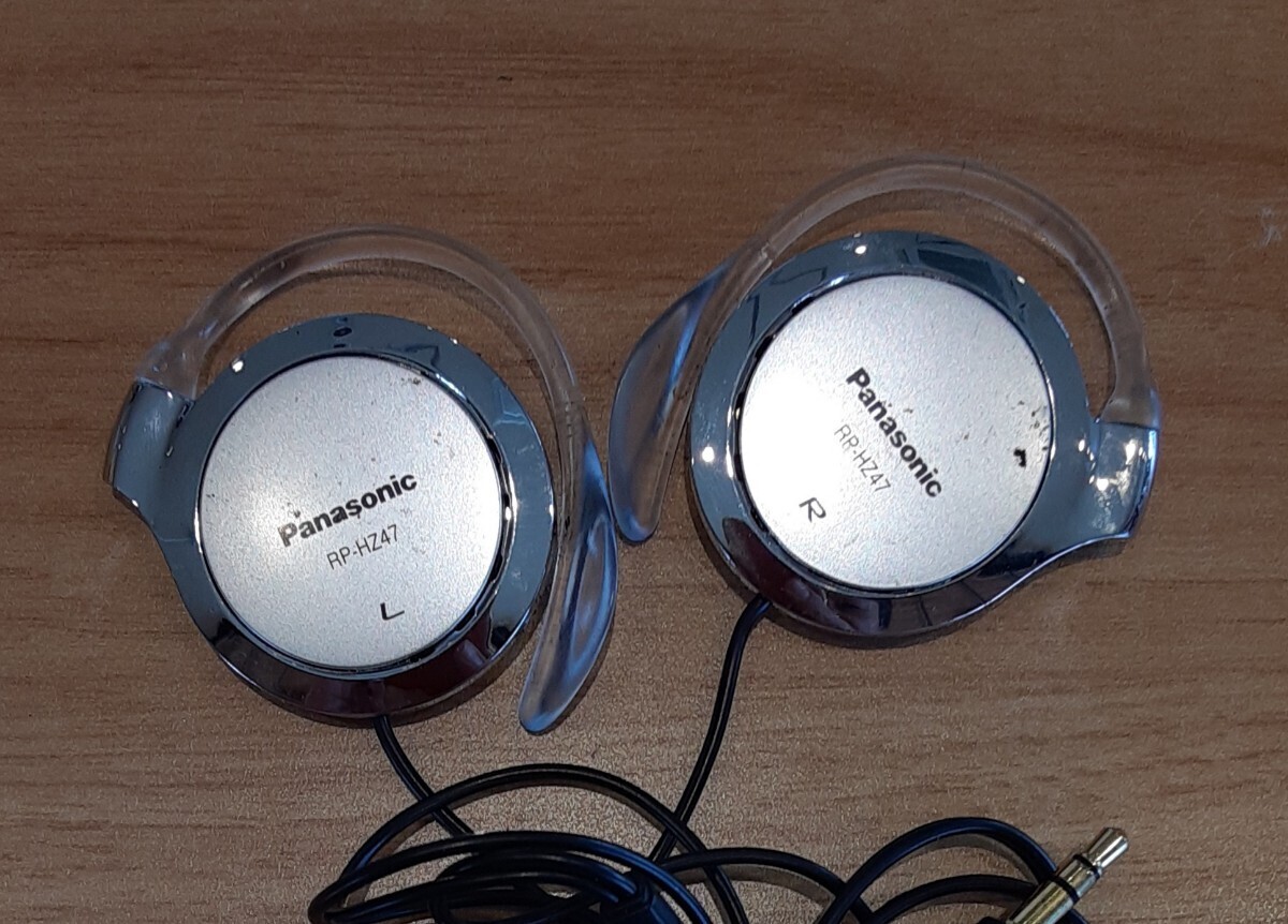 [ with defect ]Panasonic clip headphone ear .. headphone RP-HZ47 Panasonic ear .. over ear headphone 
