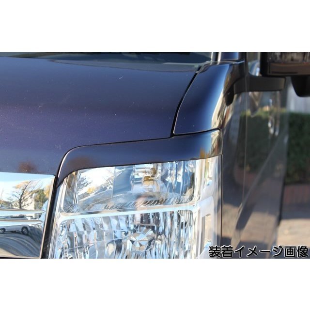 エブリイワゴン DA17W (ハロゲン・HID) H27年2月～ SUZUKI EVERY WAGON 未塗装品 アイライン 左右セット 新品 (NO.370)_装着イメージ画像です。塗装無しです。