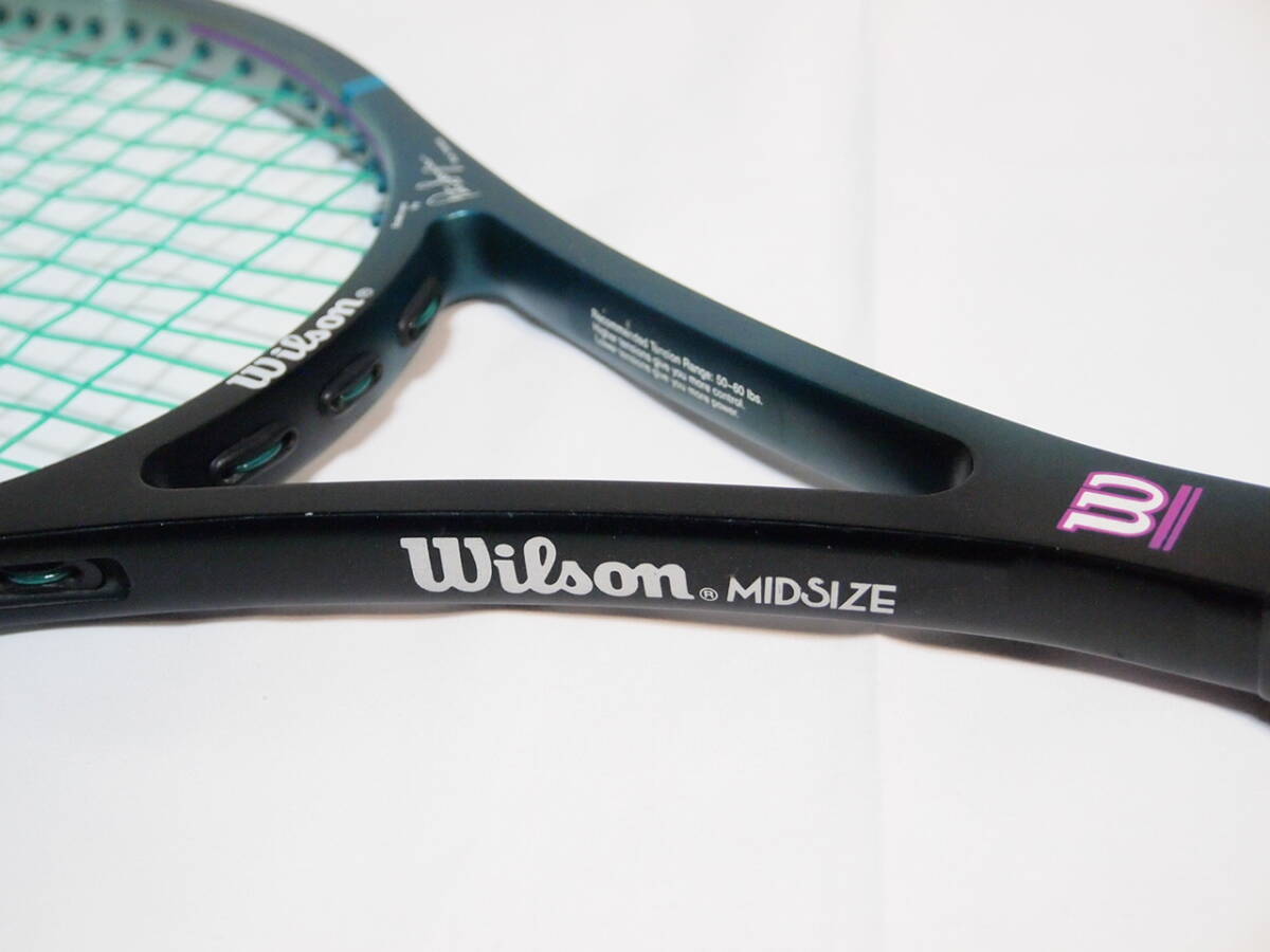 Wilson/ウィルソン PROSTAFF MIDSIZE 85 プロスタッフミッドサイズ ピート・サンプラス シグネチャー 台湾製_画像3