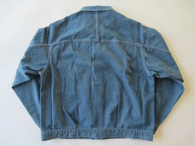 2024SS nanamica Short Denim Jacket インディゴブリーチ サイズM /ナナミカノースフェイスパープルレーベルデニムジャケット_画像2