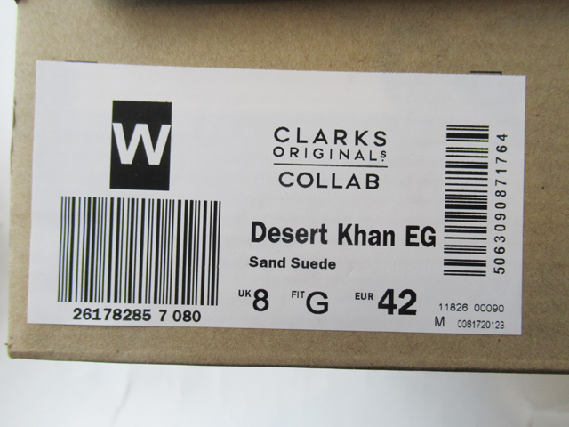 2024SS ENGINEERED GARMENTSEG x CLARKS Desert Khan UK8 / エンジニアドガーメンツクラークスコラボ_画像6