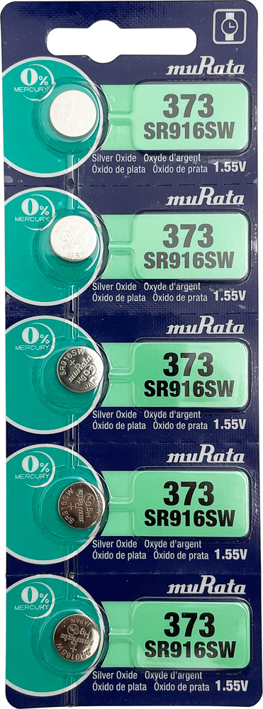 SR916SW(373) for watch acid . silver battery 1 seat 5 piece entering . rice field factory MURATA reverse imported goods new goods unused free shipping *