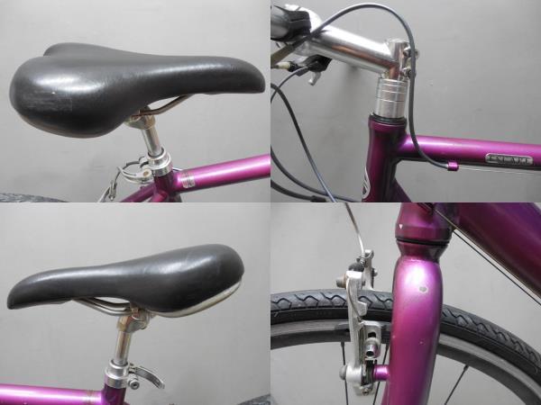 GIANT・クロスバイク・ESCAPE・自転車・パープル色 / 基本未整備・現状渡しにて・ Mサイズ CT 50㎝・TP 52㎝　_画像6