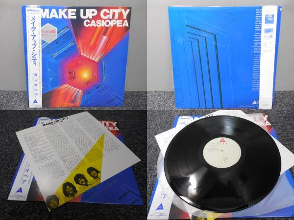 CASIOPEA・カシオペア / MAKE UP CITY (帯あり・国内盤) 　 　 LP盤・ALR-28007_画像1