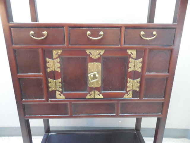  Joseon Dynasty furniture * adjustment chest of drawers * display shelf / Vintage * antique size W70.5×D33×H114.