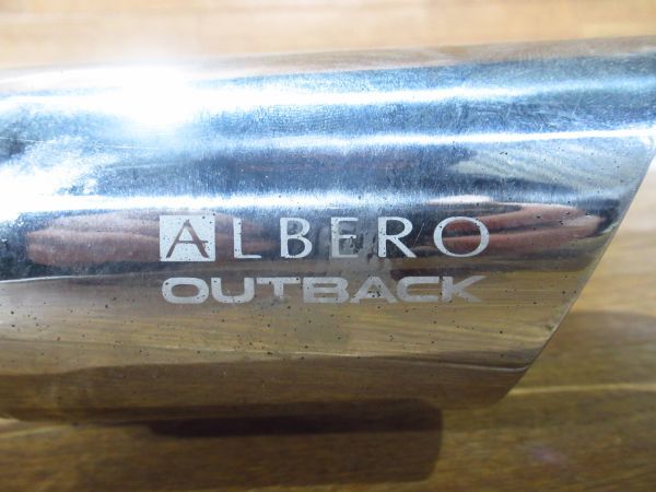 スバル レガシィ アウトバックXT BPH用 LIBERAL ALBERO OUTBACK マフラー 左右セット/左右計4本出しマフラー　中古品_画像7