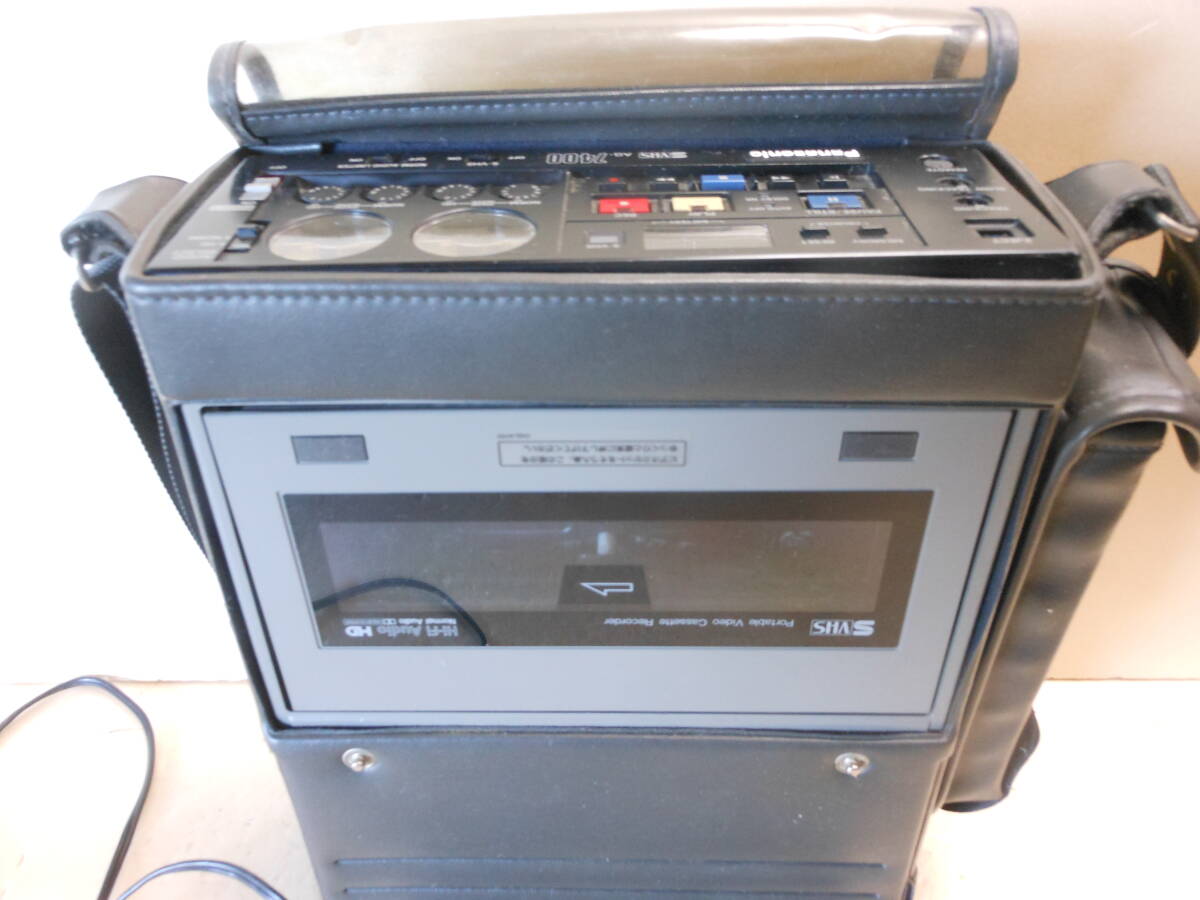 ★　ジャンク　Panasonic　S-VHS　AG-7400　ポータブルビデオレコーダー　_画像6