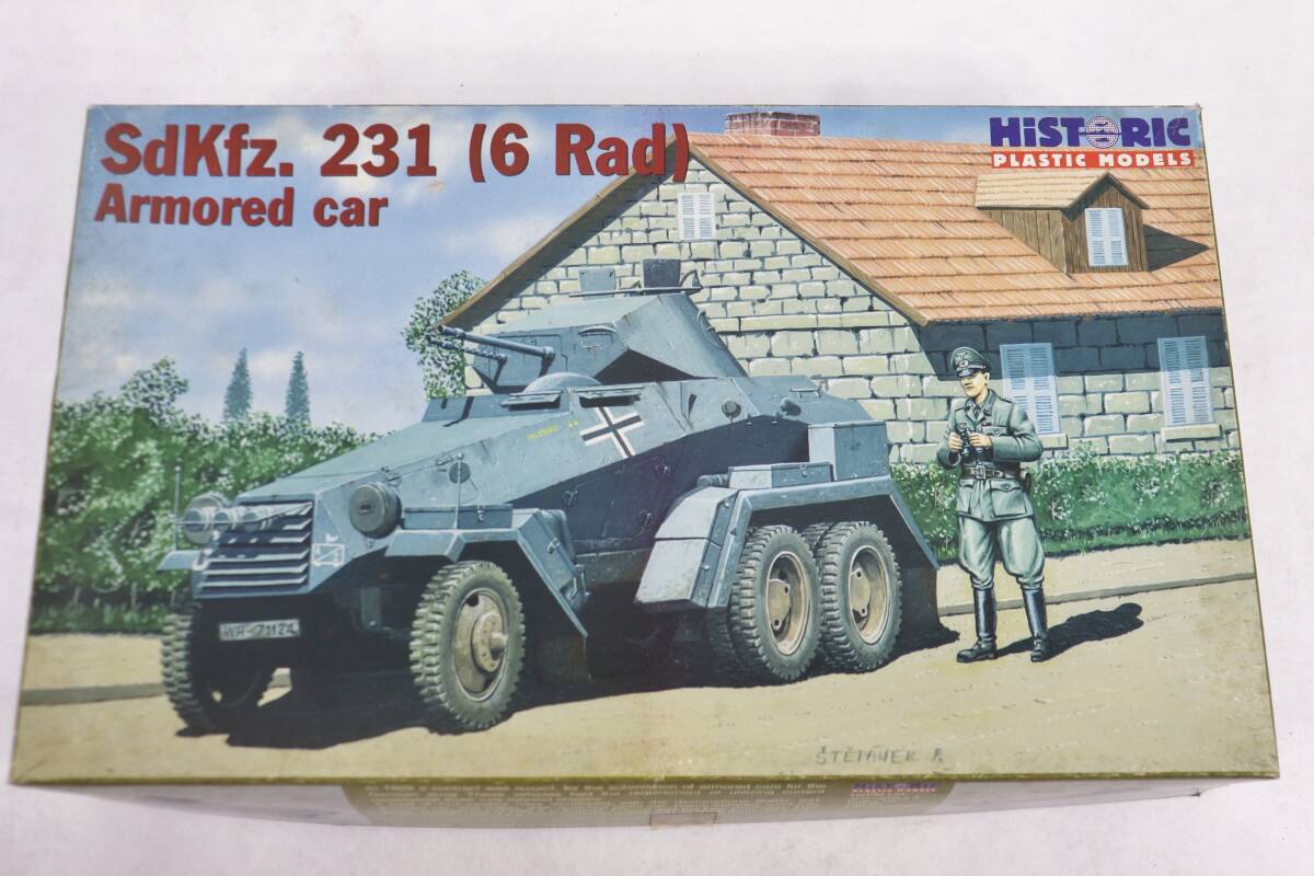 P259⑦【海外製・HiSTORIC】1/35 SdKfz.231 (6 Rad) Armored car ドイツ装甲車_画像1