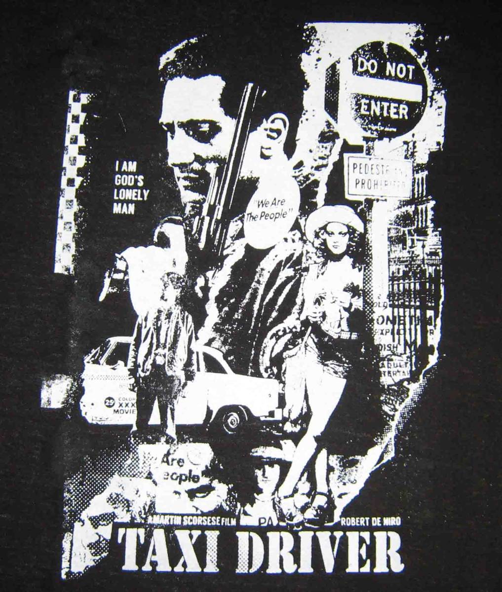 タクシードライバー　Taxi Driver　ロンT　■　黒地に白　M .L.XL .の3サイズから選べます_画像2