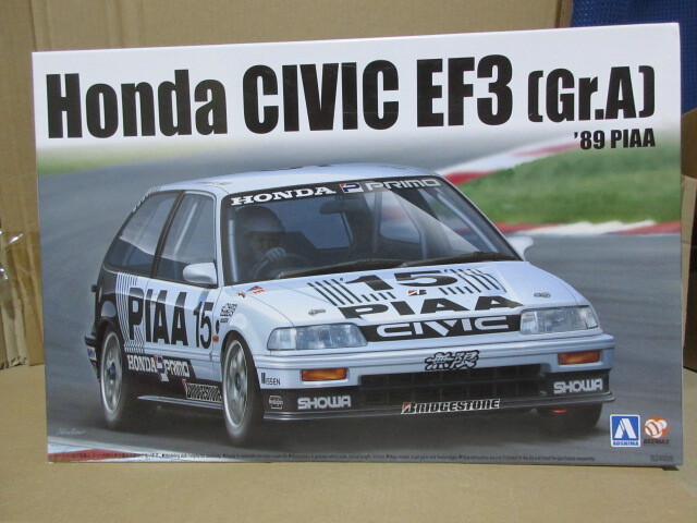 アオシマ BEEMAX 1/24 ホンダ シビック EF3 Gr.A  '89 PIAAの画像1