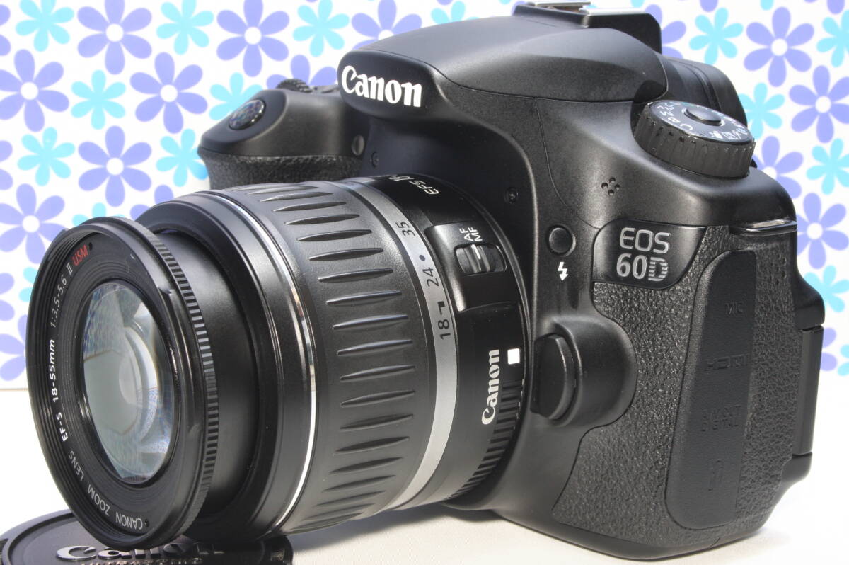 極上美品★Canon キャノン EOS 60D★高画質★高性能★フルHD動画★初心者おすすめ★送料無料★