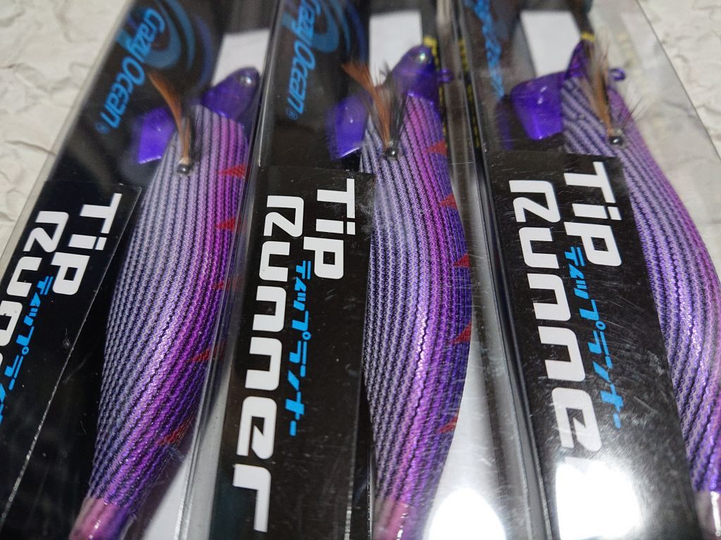 クレイジーオーシャン ティップランナー 3.5号 30g 3本セット パープル/パープル 3個セット 新品 Crazy Ocean Tip Runner_画像2