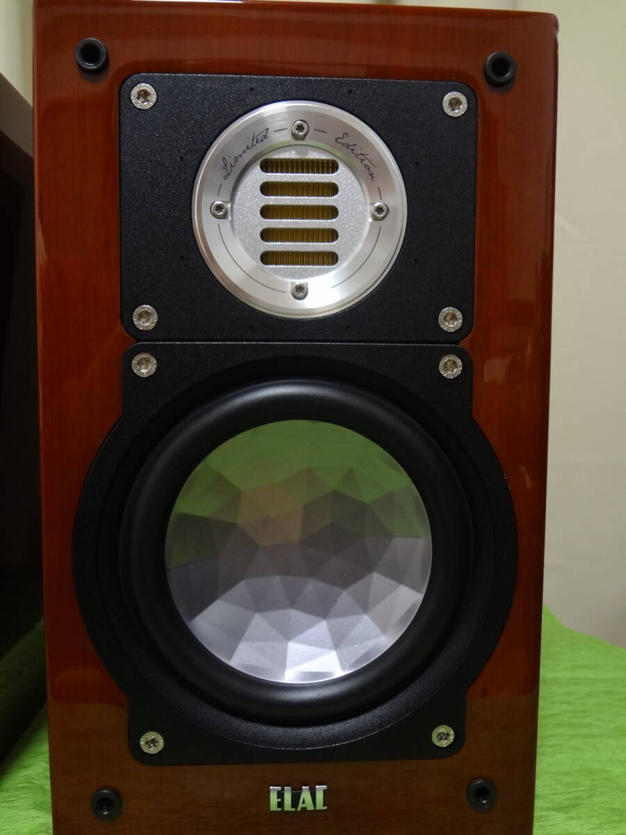 ★激安★ELAC BS243 Limited Edition Made in GERMANY ハイグロス・チェリー スピーカー ペア 中古 訳アリの画像4