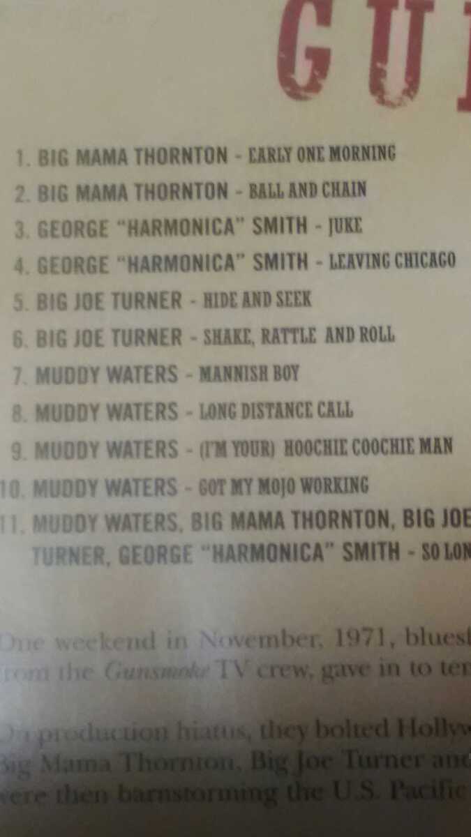 ★Muddy Waters etc.★Gunsmoke Blues/DVD/Chicago Blues/Live/Big Mama Thornton/George Harmonica Smith/Big Joe Turnerの画像3