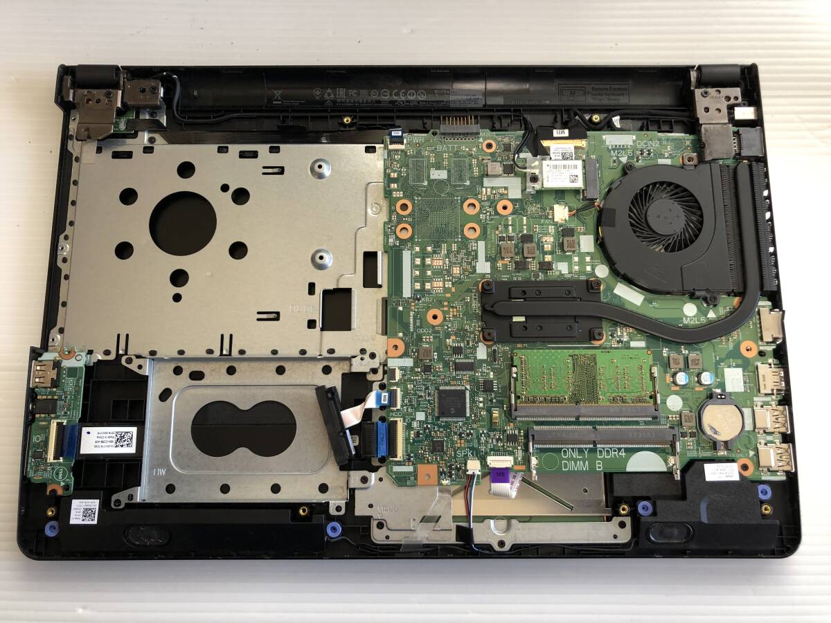 ジャンク扱い BIOS起動確認済 DELL Vostro 15 3568 Core i5 7200U メモリ 4GB DVDスーパーマルチ 15.6インチ 部品取りの画像6