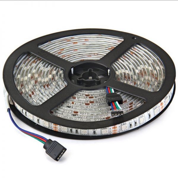 LED лента свет RGB дистанционный пульт AC источник питания есть 12V 5M 5050SMD белая основа 300 полосный водонепроницаемый разрез возможно двусторонний лента есть правильный поверхность люминесценция illumination DD09ACset