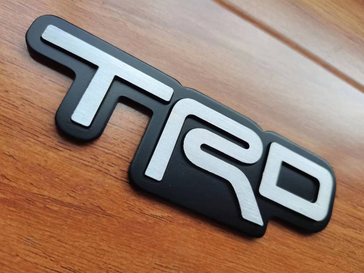 ◆新品◆トヨタ TRD◆カーステッカー エンブレム プレート フェンダーバッジ シール◆強粘着力◆_画像3