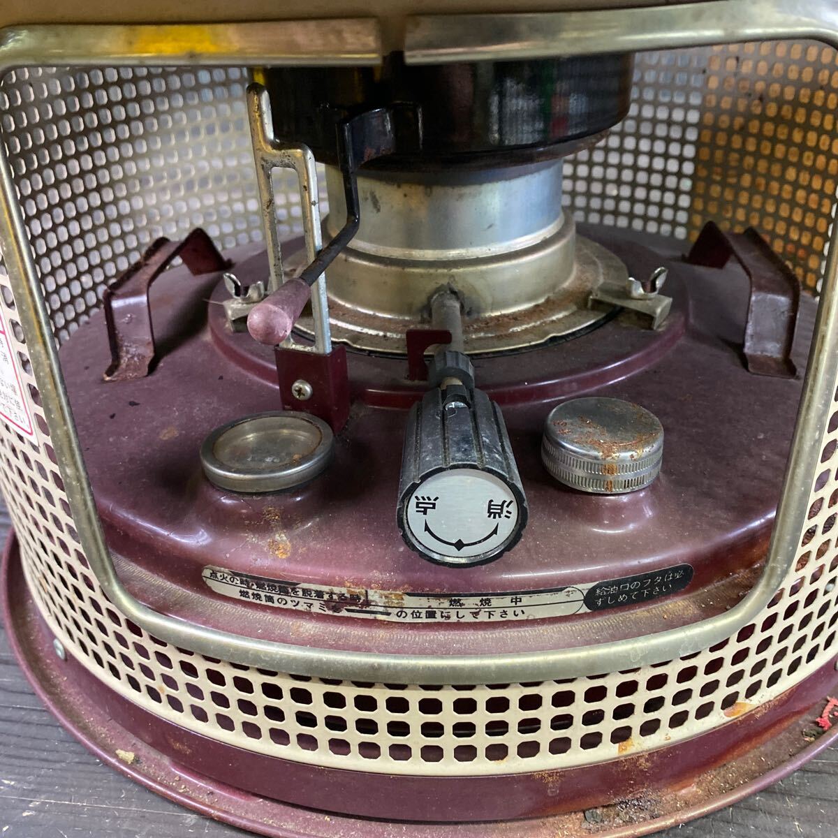 e1619 昭和レトロ 年代物 コレクション トヨトミ トヨホームクッカー 石油コンロ 暖房器具 キャンプの画像6