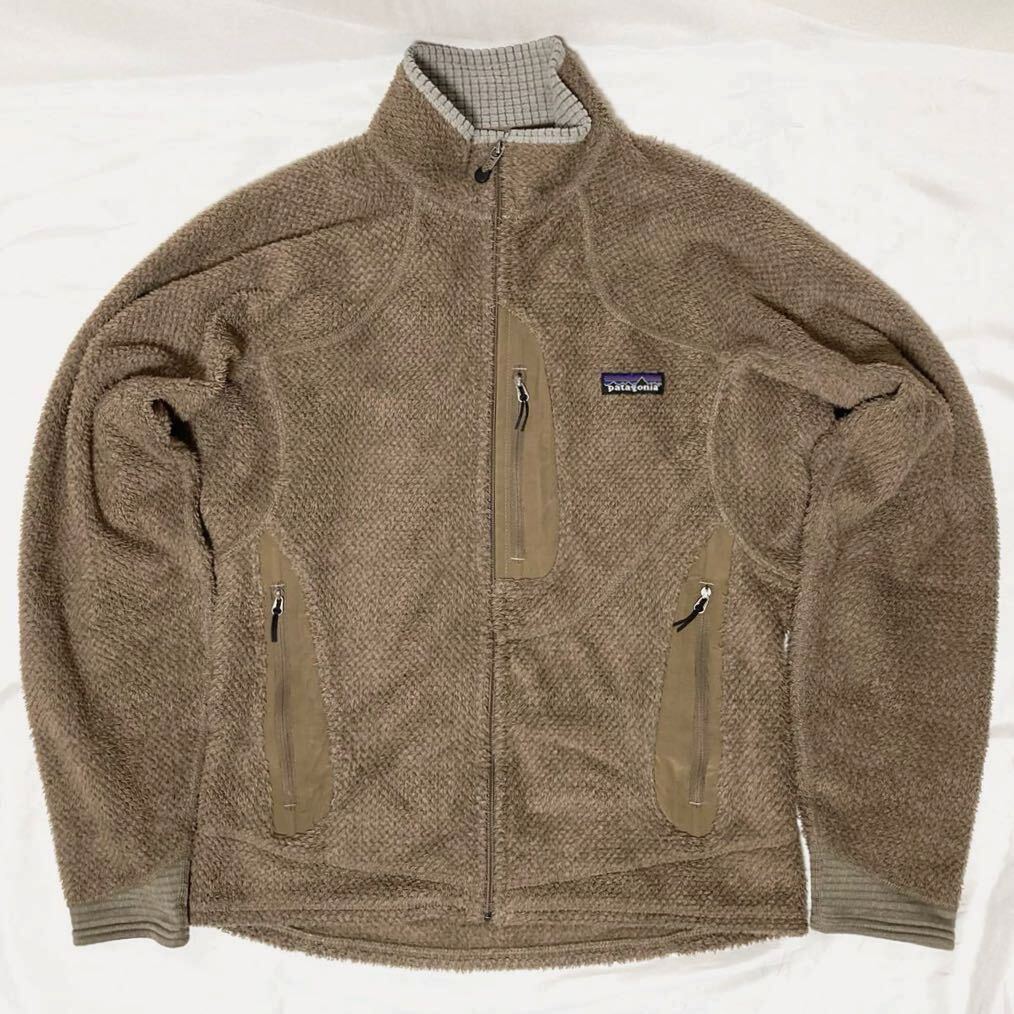 00s 2008年 Patagonia R2 POLATEC JACKET パタゴニア レギュレーター ポーラテック フリース ジャケット レトロ ブラウン カーキ S_画像2