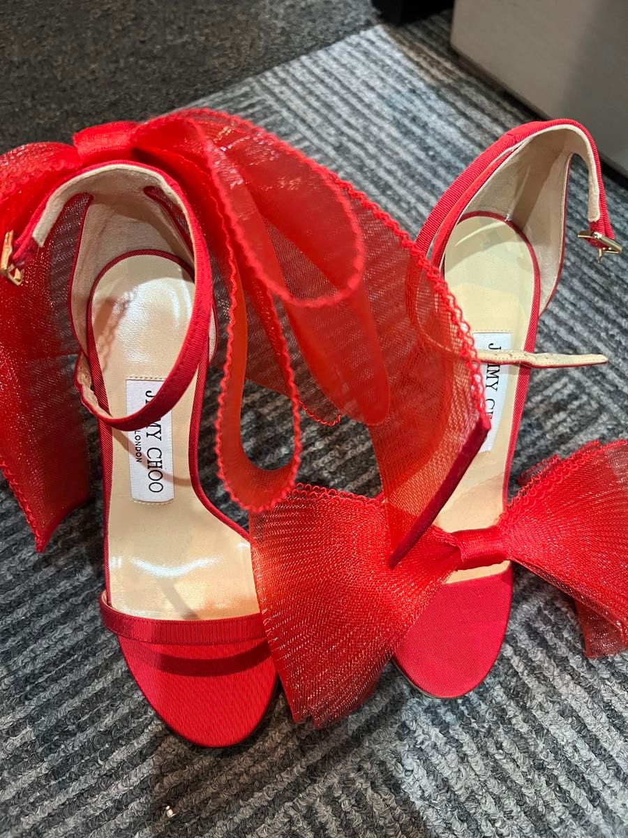 値下げ!Jimmy Choo 未使用 ピンクのリボンパンプス|靴 値下げ!Jimmy Choo 未使用 ピンクのリボンパンプス|靴