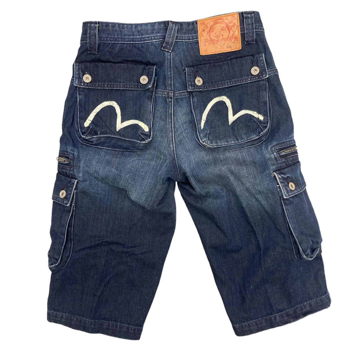 EVISU エヴィス デニムカーゴパンツ 30 ジーンズ デニムパンツ かもめ NO1 NO2 2000 2001_画像2