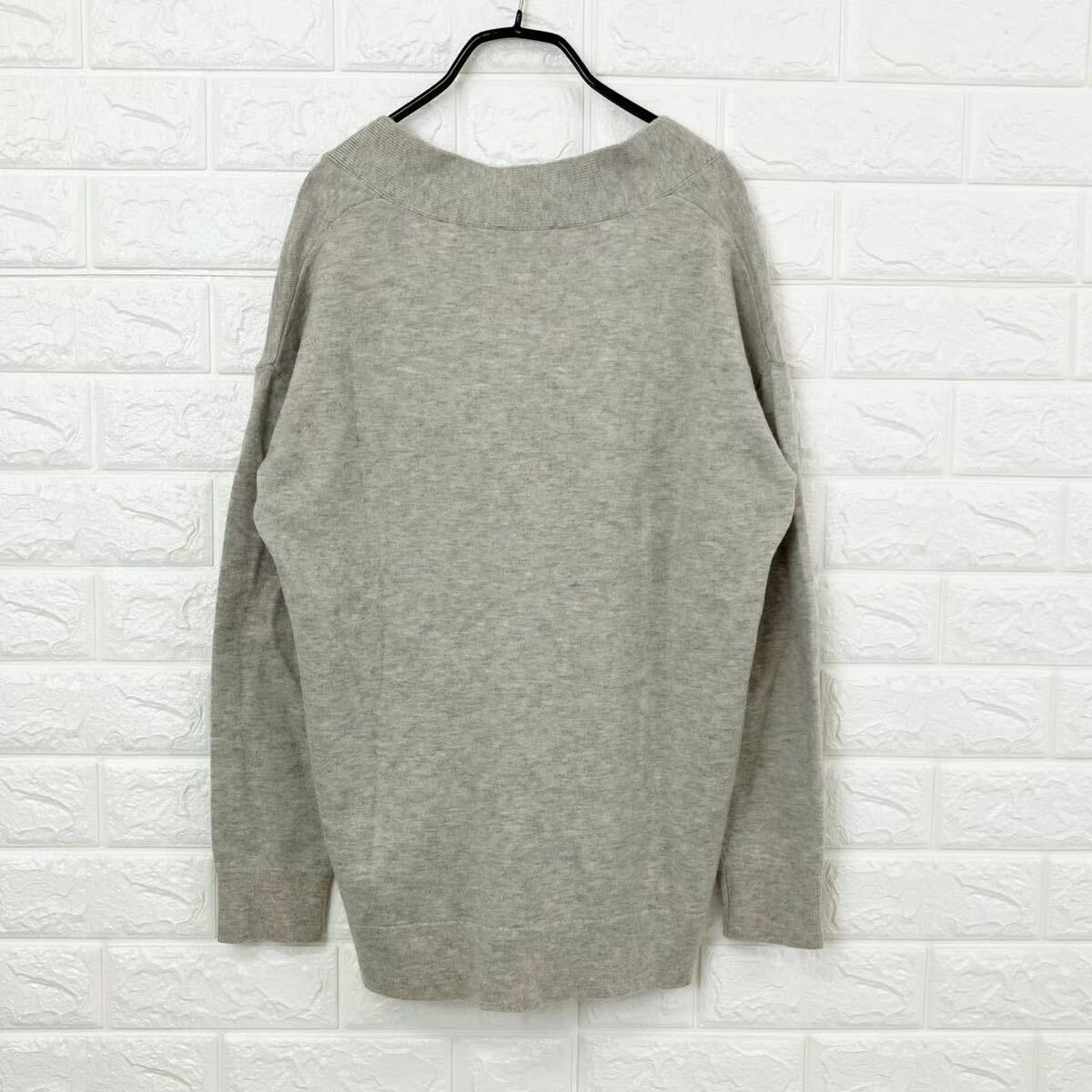 GAP Gap V open neck cut and sewn XS long sleeve simple plain office casual free shipping 