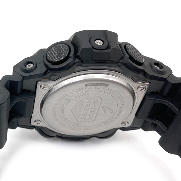 [中古] カシオ G-SHOCK GA-700シリーズ GA-700-1BJF クォーツ アナデジ 樹脂 ブラック文字盤 日付表示 ワールドタイム Gショック CASIO_画像5